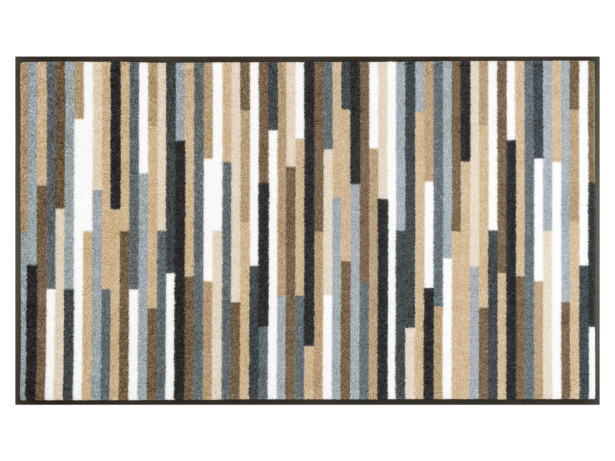 Wash+Dry Fußmatte Mikado Stripes nature | verschiedene Größen | 60 x 85 cm